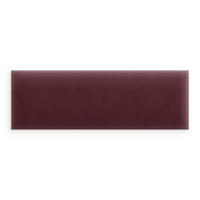 WANDPANEEL 90/30/2.5 cm  - Bordeaux, Basics, Kunststoff/Textil (90/30/2.5cm)