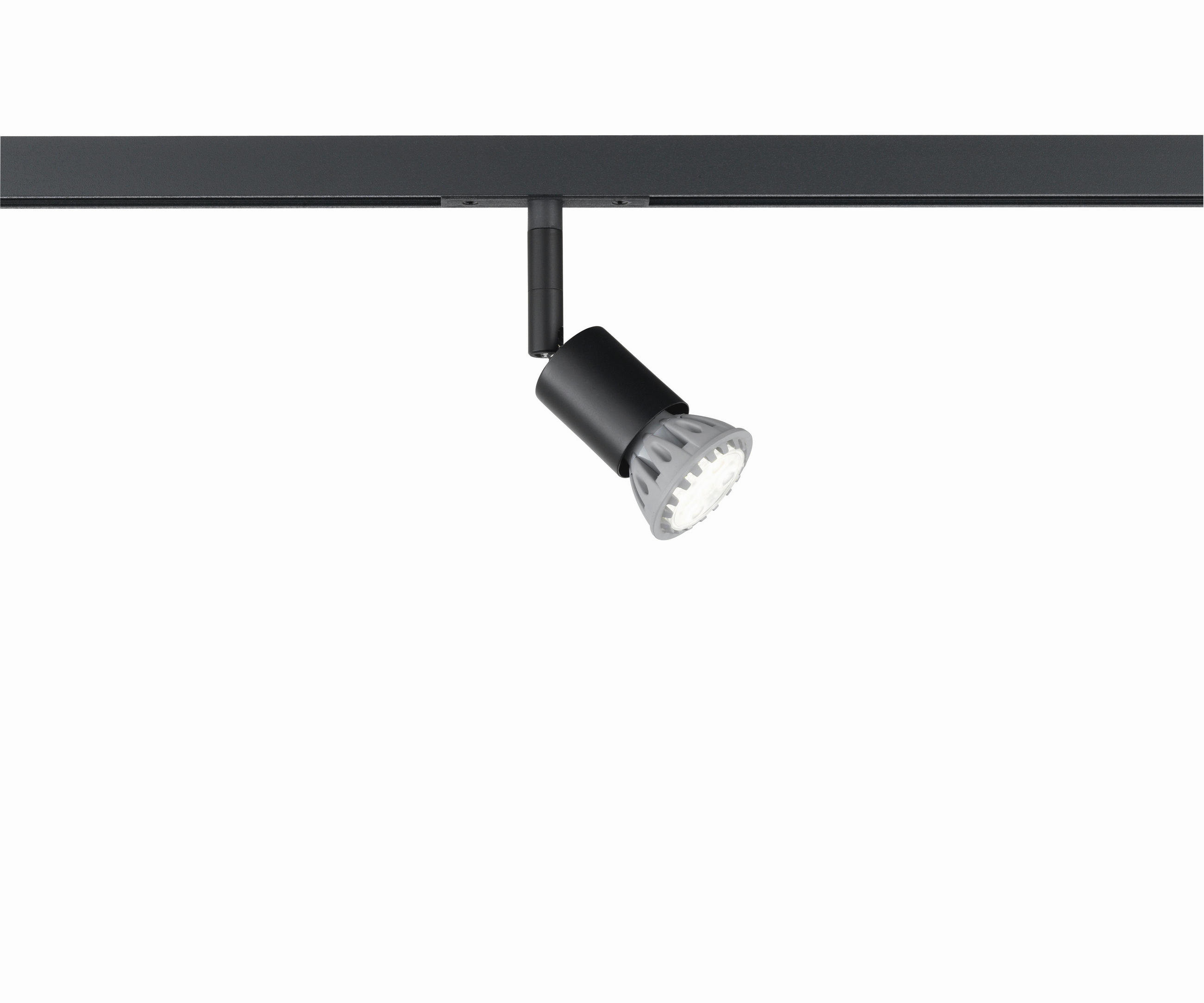 SCHIENENSYSTEM-STRAHLER m6 HV Track 6 3,5/12 cm   - Schwarz, Basics, Metall (3,5/12cm) - Fischer & Honsel