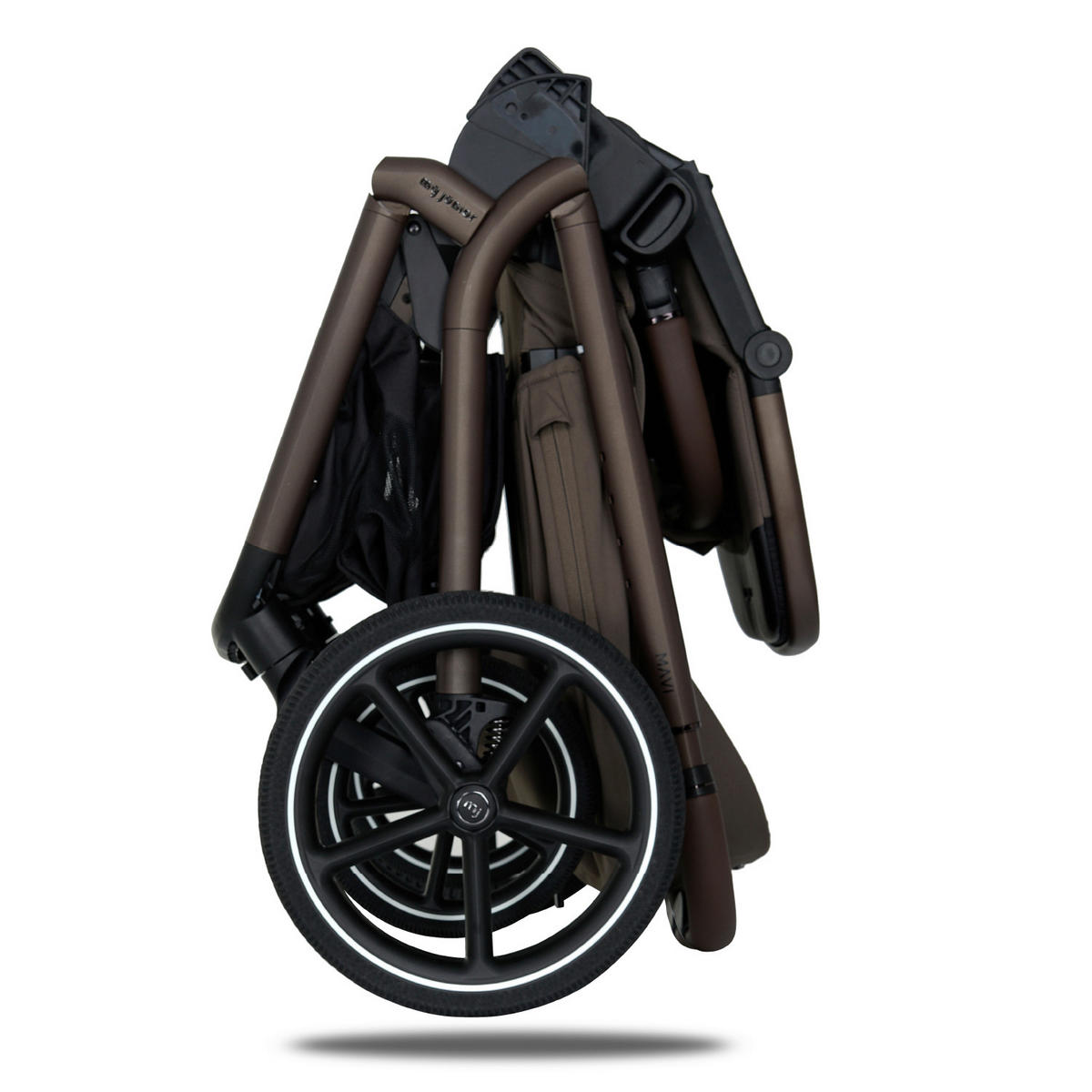 KOMBIKINDERWAGEN MAVI  - Sandfarben, Trend, Textil/Metall (92/55/110,5cm)