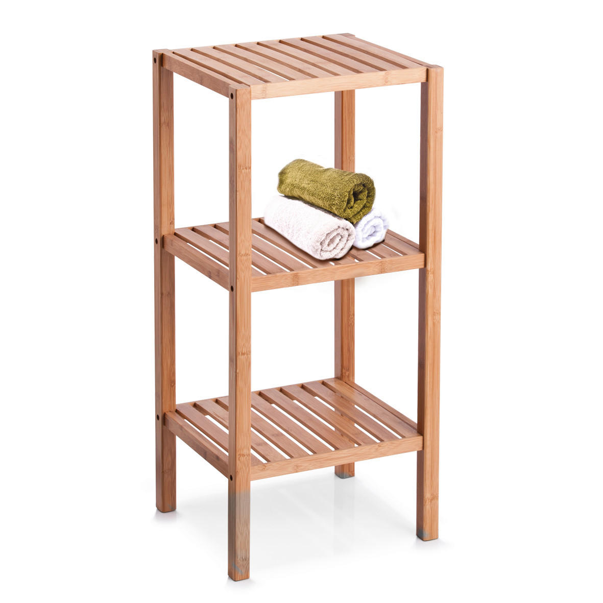STANDREGAL Bambus Naturfarben  - Naturfarben, Basics, Holz (37/33/80cm) - Zeller Present