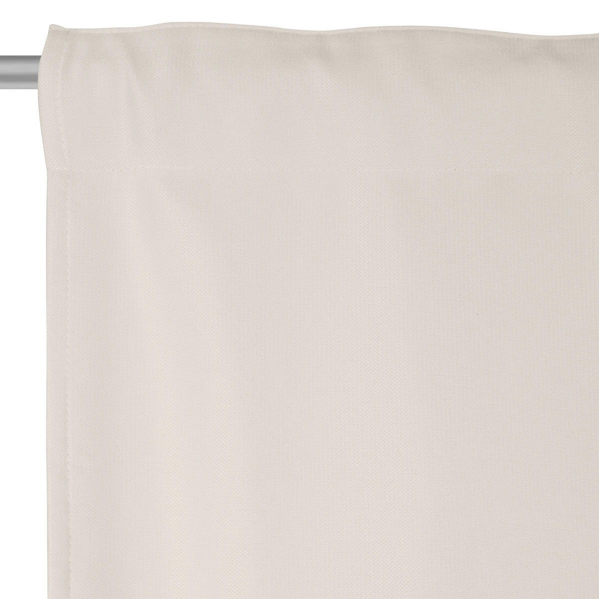 WÄRMESCHUTZVORHANG blickdicht  - Perlmutt, KONVENTIONELL, Textil (135/245cm)