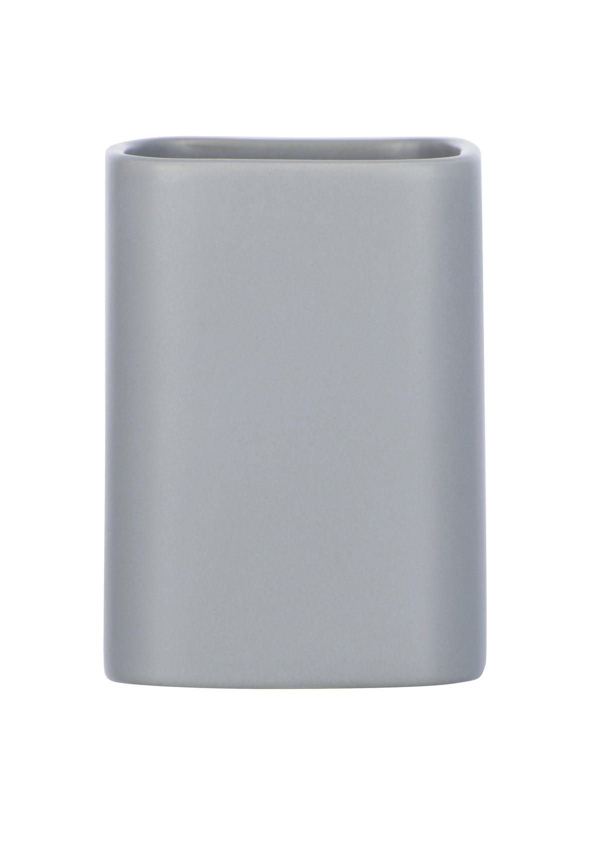TANDBORSTGLAS keramik  - grå, Basics, keramik (6,5/9/6,5cm)