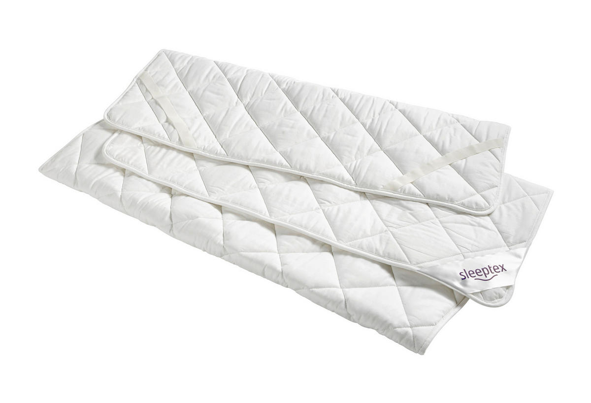 UNTERBETT   120/200 cm  - Weiß, Basics, Textil (120/200cm) - Sleeptex