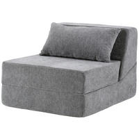 SOFAELEMENT in Leinenoptik Hellgrau  - Hellgrau, Design, Textil (82/64/95cm) - P & B
