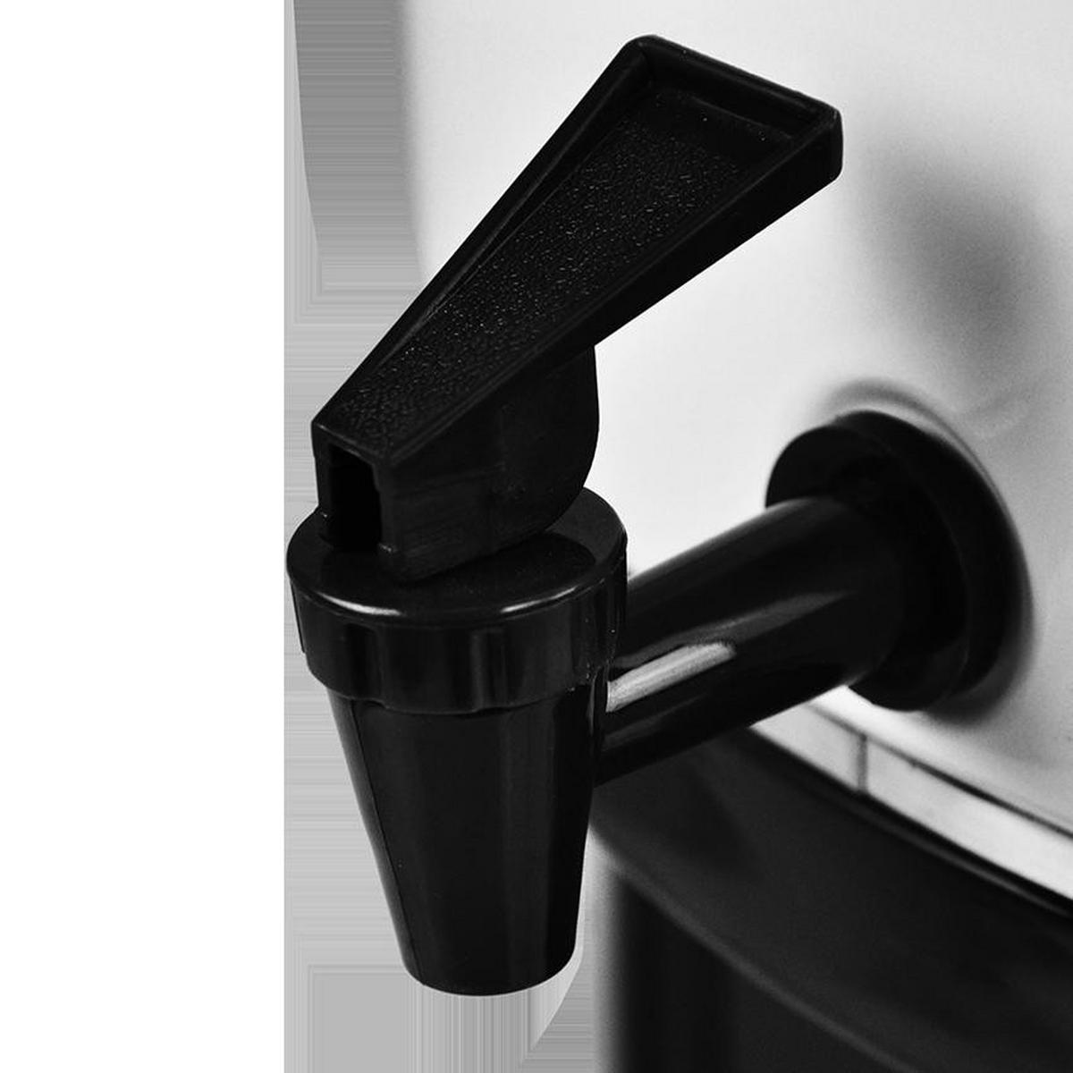 EINKOCHAUTOMAT  - Schwarz/Weiß, Basics, Kunststoff/Metall (46/48,5cm) - Atrigo