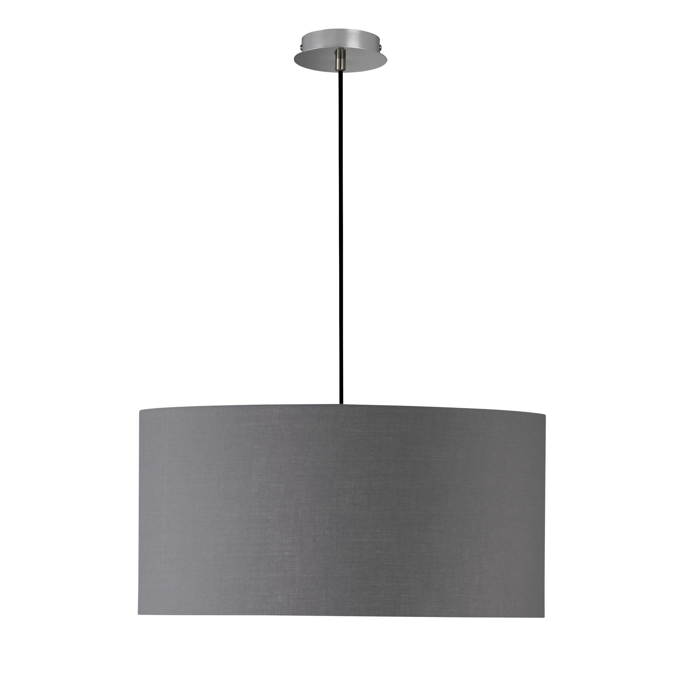 HÄNGELEUCHTE Pina 50/250 cm   - Dunkelgrau, Basics, Kunststoff (50/250cm) - Schöner Wohnen