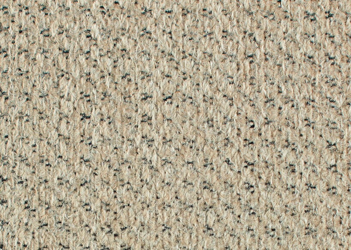 ECKSOFA in Chenille Beige  - Beige/Schwarz, Konventionell, Kunststoff/Textil (250/314cm) - Carryhome