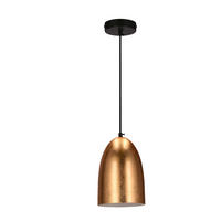 HÄNGLAMPA Icaro 14/14/110 cm  - svart/guldfärgad, Basics, metall (14/14/110cm)