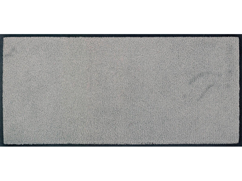 LÄUFER 35/75 cm wash+dry Grau  - Grau, KONVENTIONELL, Kunststoff/Textil (35/75cm) - wash+dry