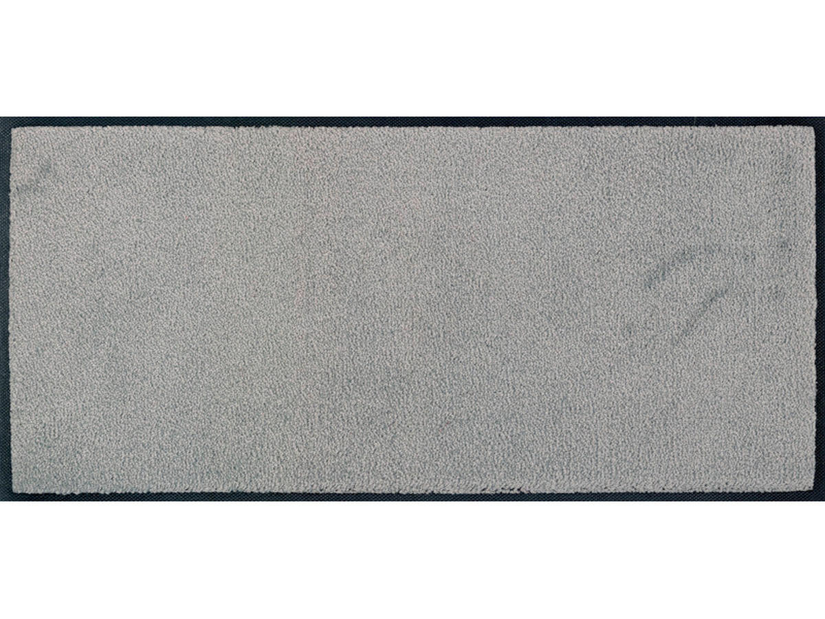 LÄUFER 35/75 cm wash+dry Grau  - Grau, KONVENTIONELL, Kunststoff/Textil (35/75cm) - wash+dry