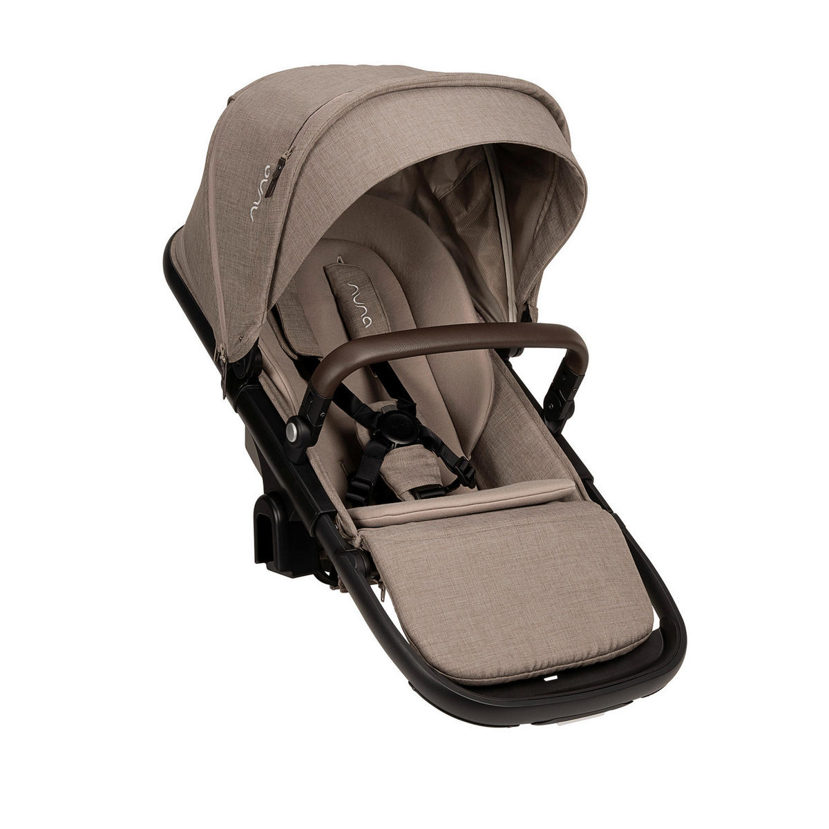 GESCHWISTERSITZ - Graubraun/Schwarz, Basics, Textil/Metall (24/42/91cm) - Nuna