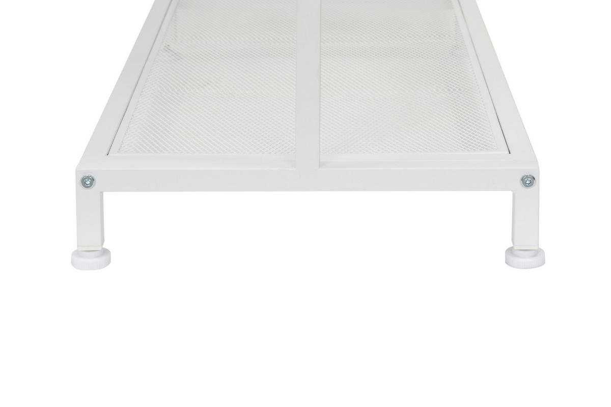 GARDEROBENSTÄNDER in Weiß 100/165/36 cm   - Weiß, MODERN, Metall (100/165/36cm) - PBJ