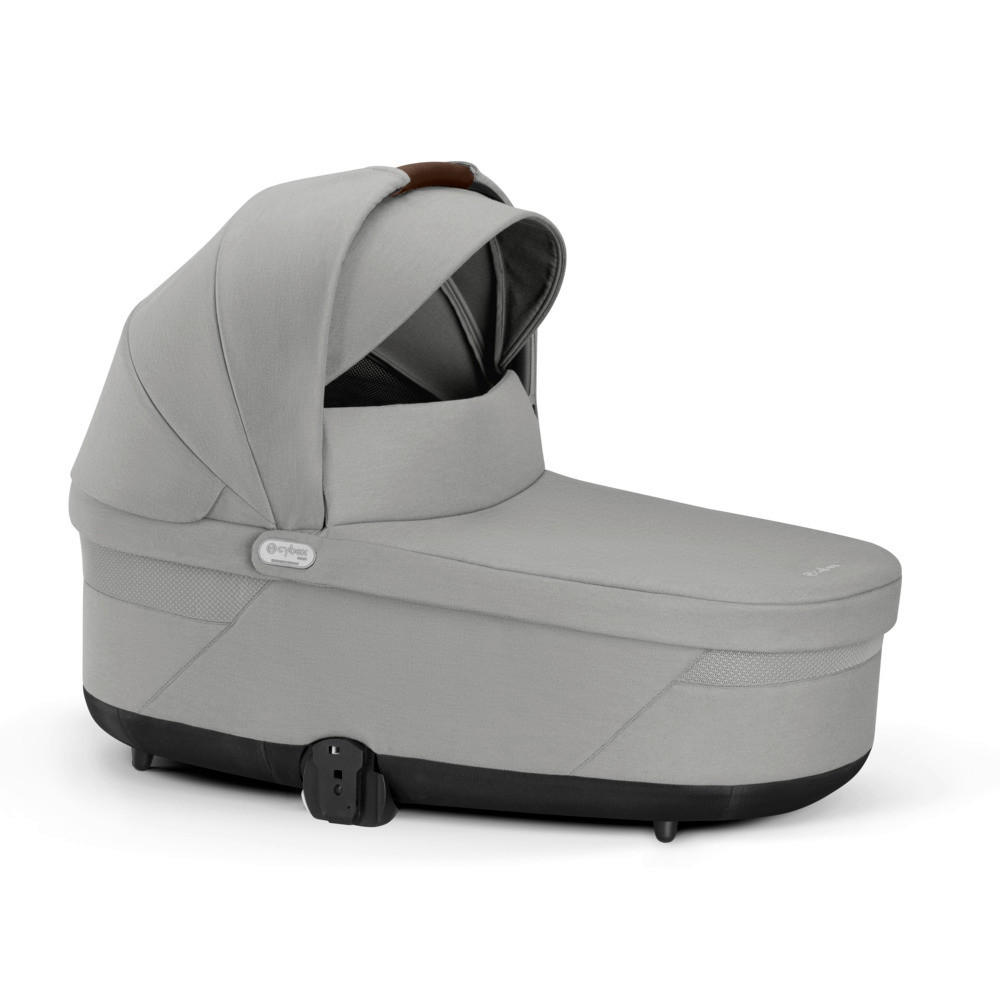 LIEGEWANNE Cot S Lux  - Hellgrau, Basics, Kunststoff/Textil (88,5/45/22,3cm) - cybex GOLD