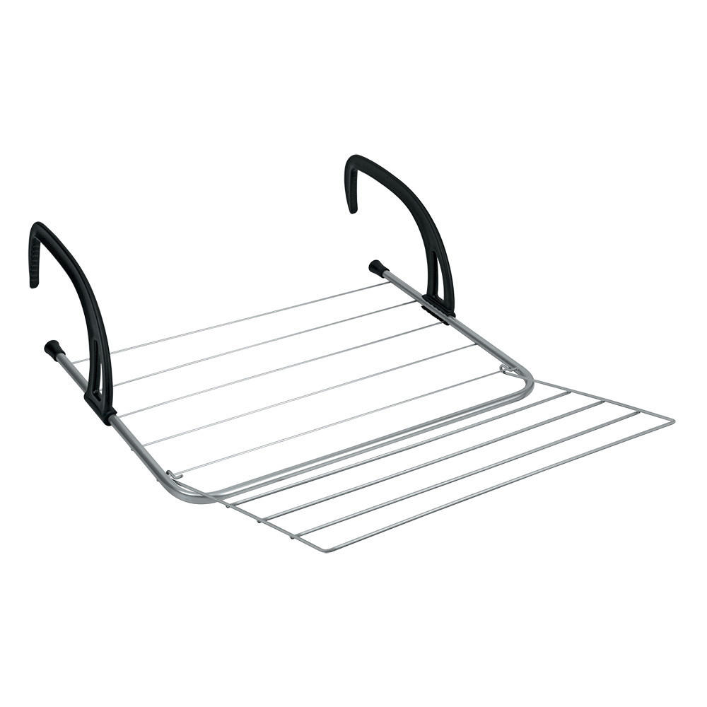 WÄSCHETROCKNER Seram  - Silberfarben, Basics, Kunststoff/Metall (51/38/84cm) - Metaltex