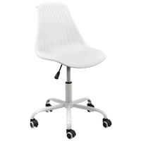DREHSTUHL  in Weiss  - Weiss, Lifestyle, Kunststoff/Metall (44/75-85/56cm) - Livetastic