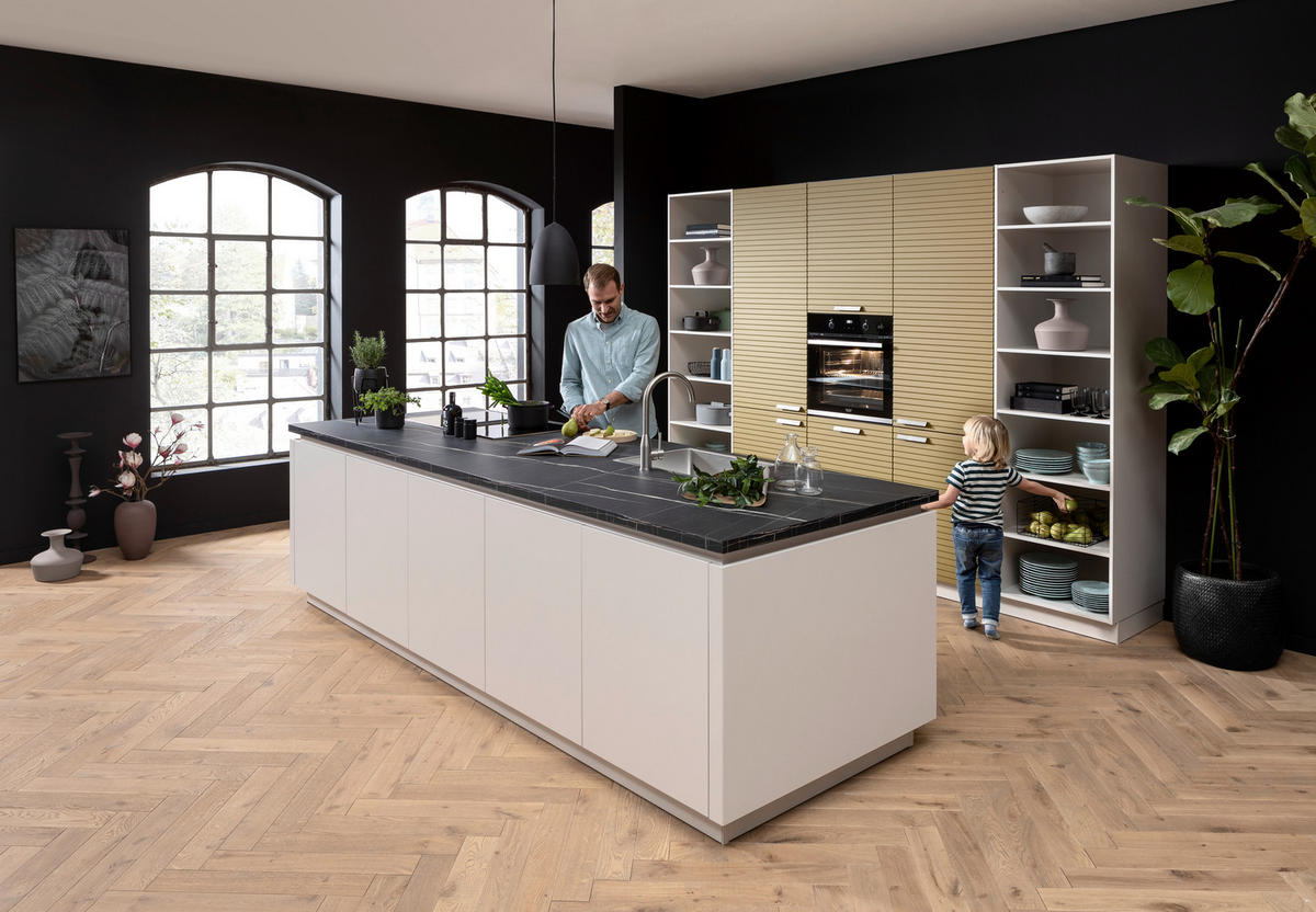 EINBAUKÜCHE   - Design, Holz - Novel