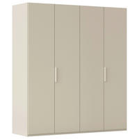 DREHTÜRENSCHRANK 201/235/61 cm,  in Champagner, 4-türig  - Champagner, Basics, Holzwerkstoff/Metall (201/235/61cm) - Novel