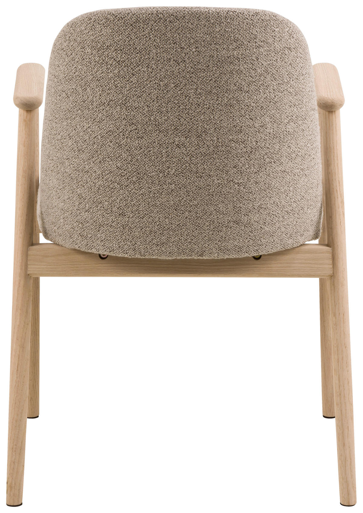 ŽIDLE S PODRUČKAMI, buklé, béžová - barvy dubu/světle hnědá, Moderní, dřevo/textil (55,5/80,5/57cm) - Livetastic
