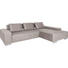 WOHNLANDSCHAFT Mikrofaser Rückenkissen - Schlammfarben/Alufarben, Design, Textil/Metall (304/204cm) - DIETER KNOLL