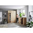 KLEIDERSCHRANK in Sonoma Eiche - Silberfarben/Sonoma Eiche, KONVENTIONELL, Holzwerkstoff/Metall (157/194/54cm) - Xora KLEIDERSCHRANK in Sonoma Eiche - Silberfarben/Sonoma Eiche, KONVENTIONELL, Holzwerkstoff/Metall (157/194/54cm) - Xora