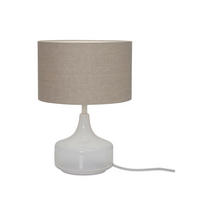 TISCHLEUCHTE 32/46 cm   - Grau, Trend, Textil (32/46cm) - It's about Romi