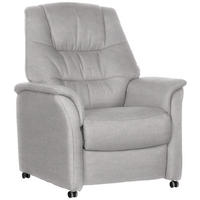 FERNSEHSESSEL in Flachgewebe Hellgrau  - Hellgrau, Konventionell, Textil (85/107/84cm) - Livetastic
