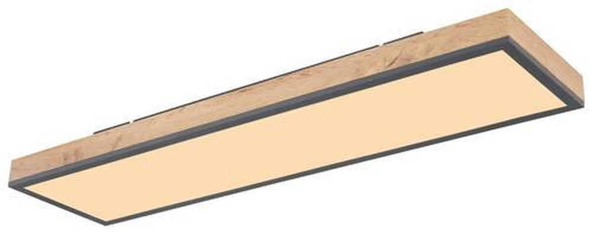 STROPNA LED-SVETILKA  DORO 24 W//2700-6000 K/230 V/ - barve grafita/opal, Basics, kovina/umetna masa (80/20cm) - Globo