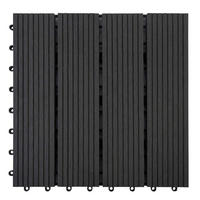 TERRASSENFLIESE Anthrazit 11 Stück  - Anthrazit, MODERN, Holzwerkstoff (30/30cm) - Floordirekt
