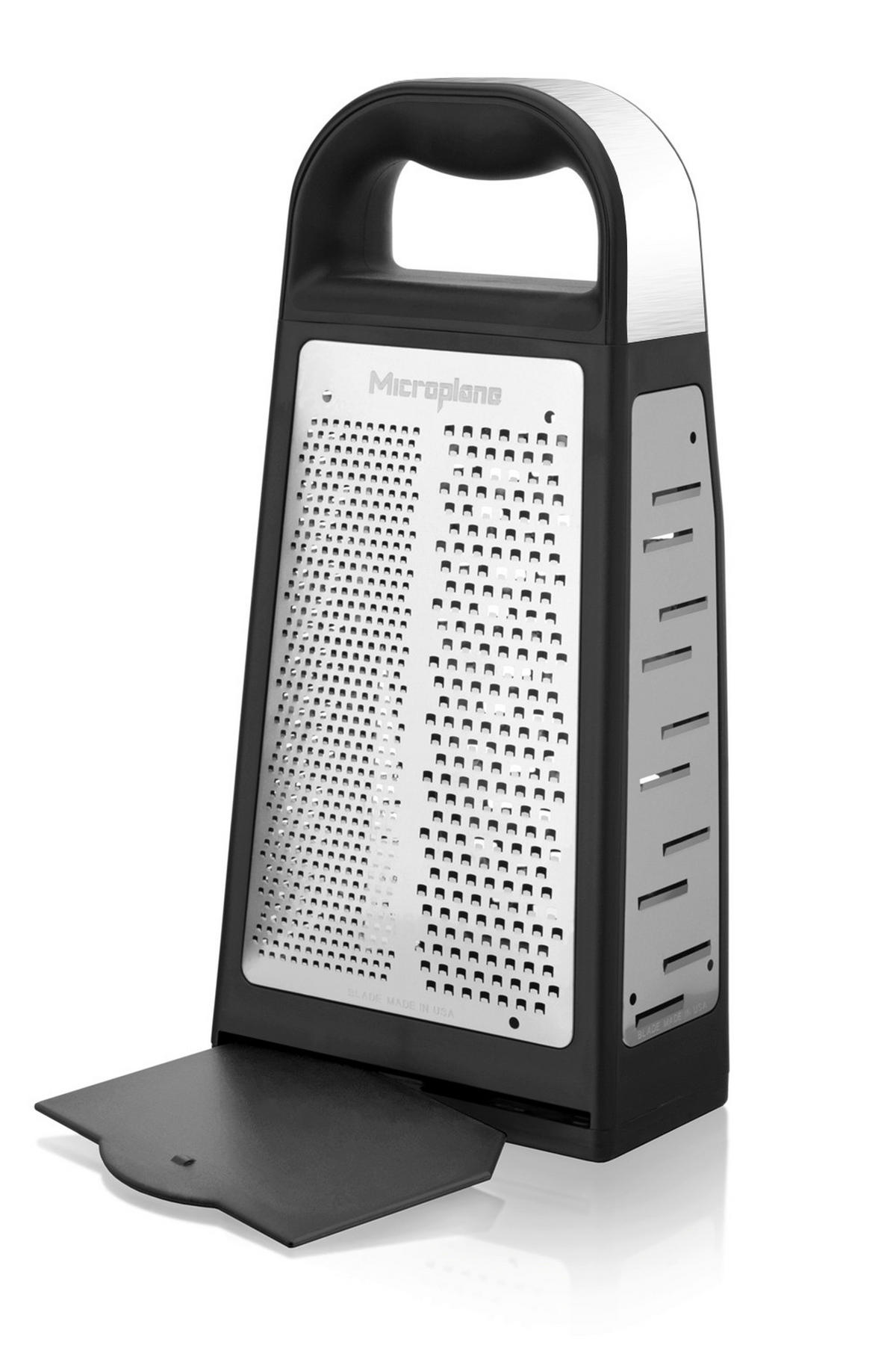 ALLZWECKREIBE BOX  - Schwarz, Basics, Kunststoff/Metall (27/13,9/9,5cm) - MICROPLANE