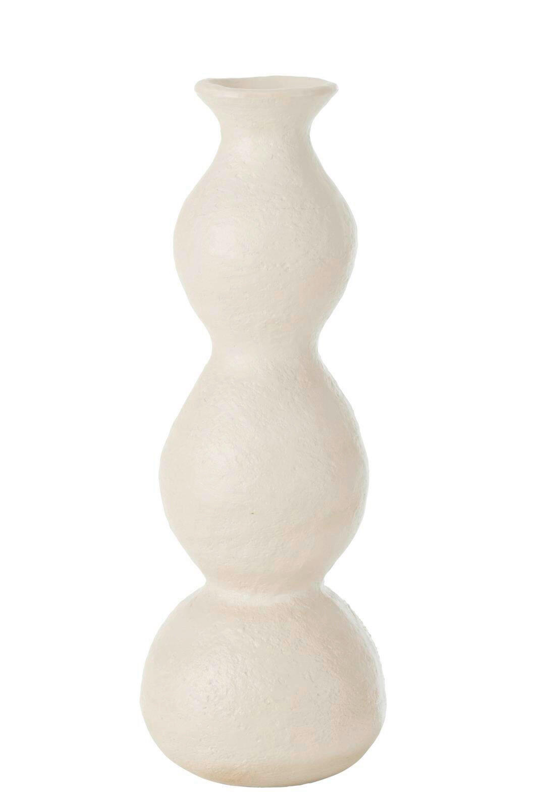 KERZENSTÄNDER - Creme, Romantik / Landhaus, Keramik (13,5/13,5/37,5cm) - Ambia Home