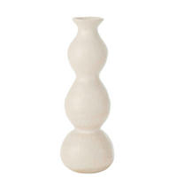 KERZENSTÄNDER - Creme, Romantik / Landhaus, Keramik (13,5/13,5/37,5cm) - Ambia Home