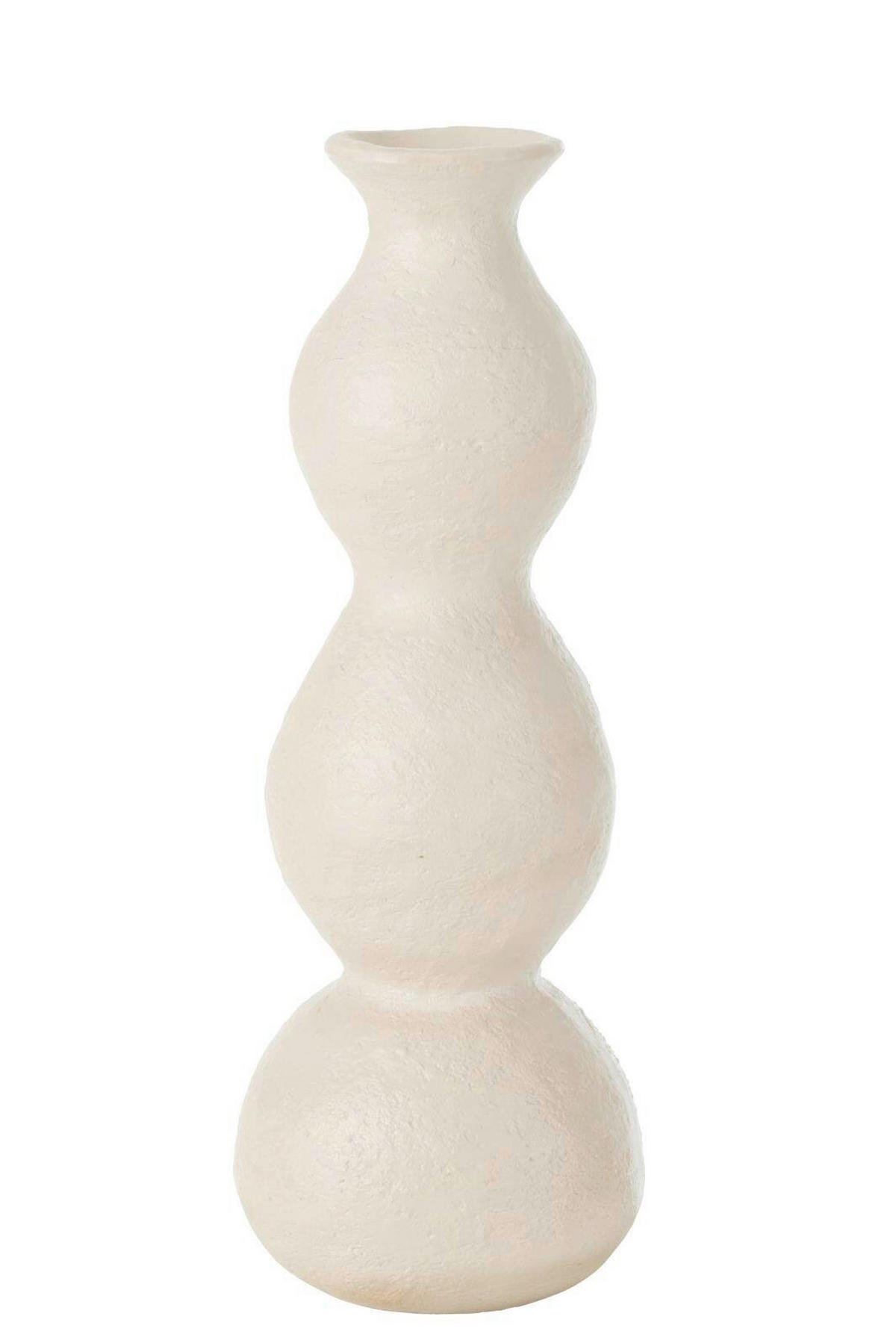 KERZENSTÄNDER - Creme, Romantik / Landhaus, Keramik (13,5/13,5/37,5cm) - Ambia Home