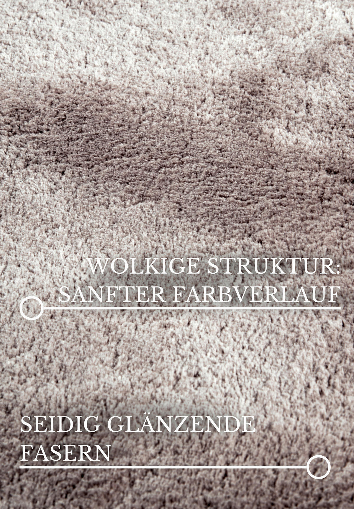 HOCHFLORTEPPICH 200 cm Kollektion 1899 Hellgrau rund  - Hellgrau, Design, Textil (200cm) - Villeroy & Boch