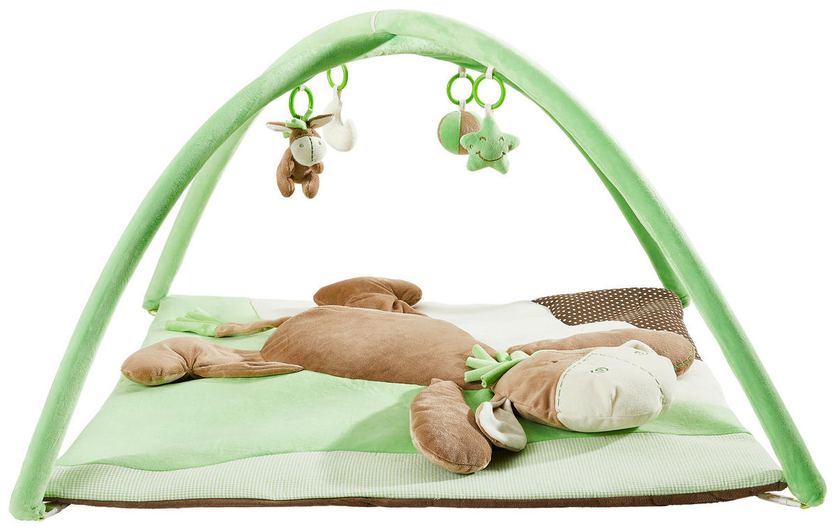 SPIELBOGEN DIEGO  - Schlammfarben/Grün, Basics, Kunststoff/Textil (80/80/60cm) - My Baby Lou