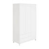 BABYKLEIDERSCHRANK Olli Weiß  - Weiß, Basics, Holzwerkstoff (123,5/204,0/56,1cm) - Paidi