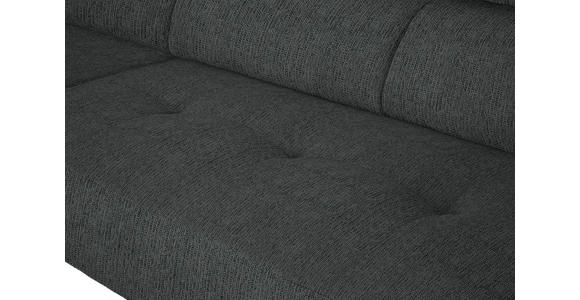 ECKSOFA in Webstoff Anthrazit 205/280 cm - Anthrazit/Schwarz, Design, Textil/Metall (205/280cm) - Xora