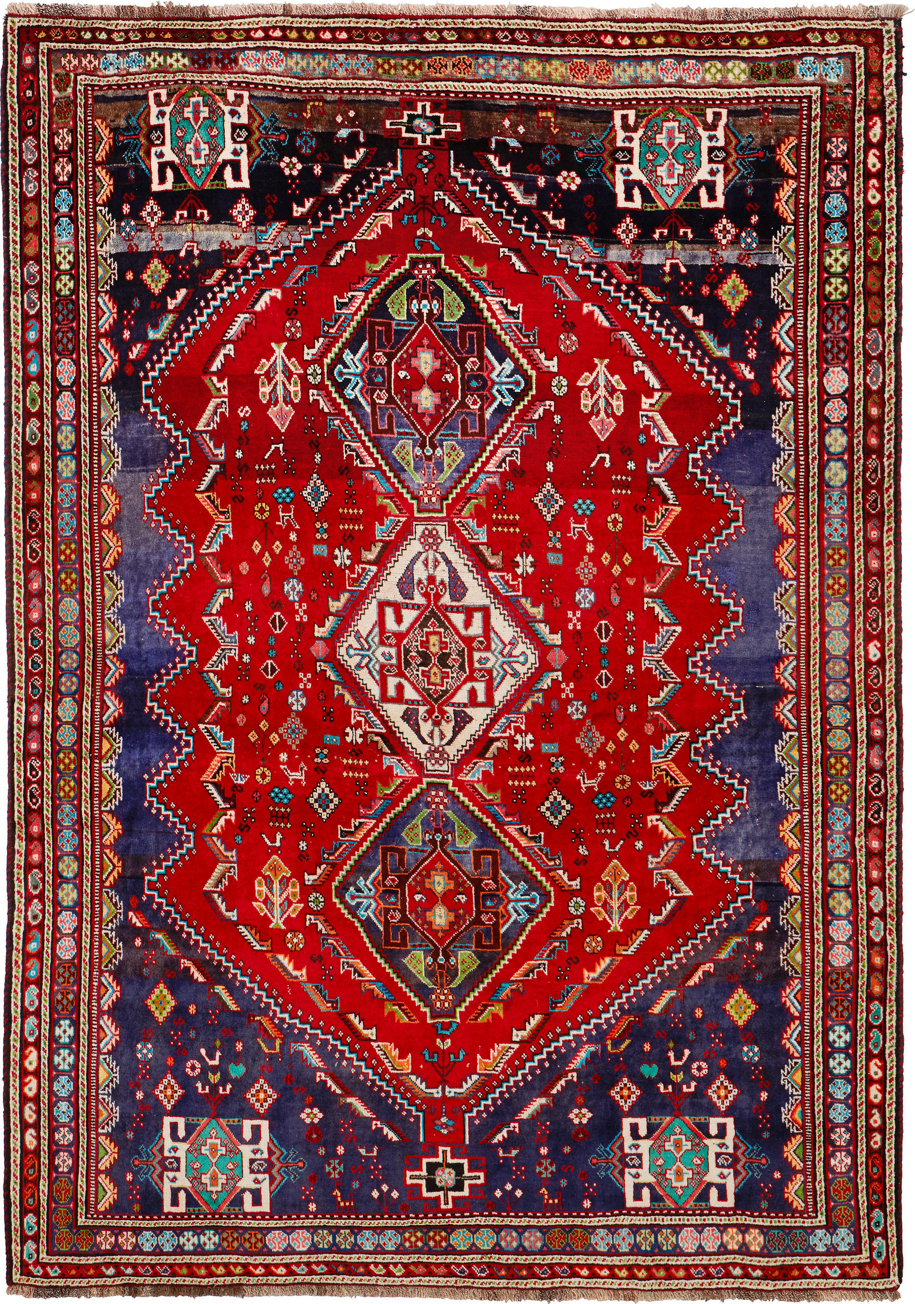 ORIENTTEPPICH  Wohnzimmer 170/250 cm Torkey Rot rechteckig  - Rot, LIFESTYLE, Textil (170/250cm) - Cazaris