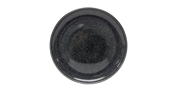 SPEISETELLER Schwarz 26,7 cm Faro Black  - Schwarz, Design, Keramik (26,7cm) - Novel