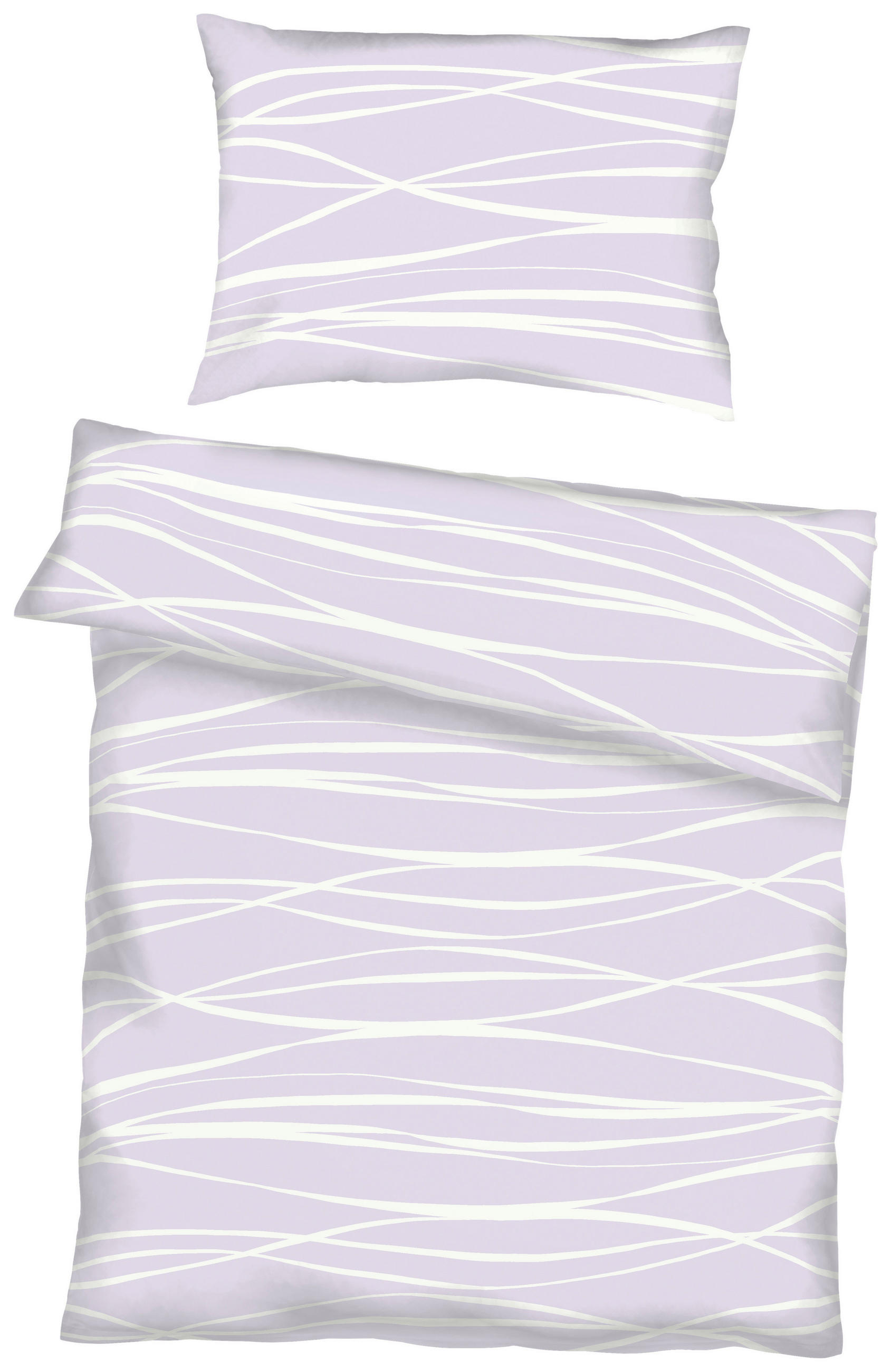 BETTWÄSCHE Satin 140/200 cm  - Flieder, KONVENTIONELL, Textil (140/200cm) - Kaeppel