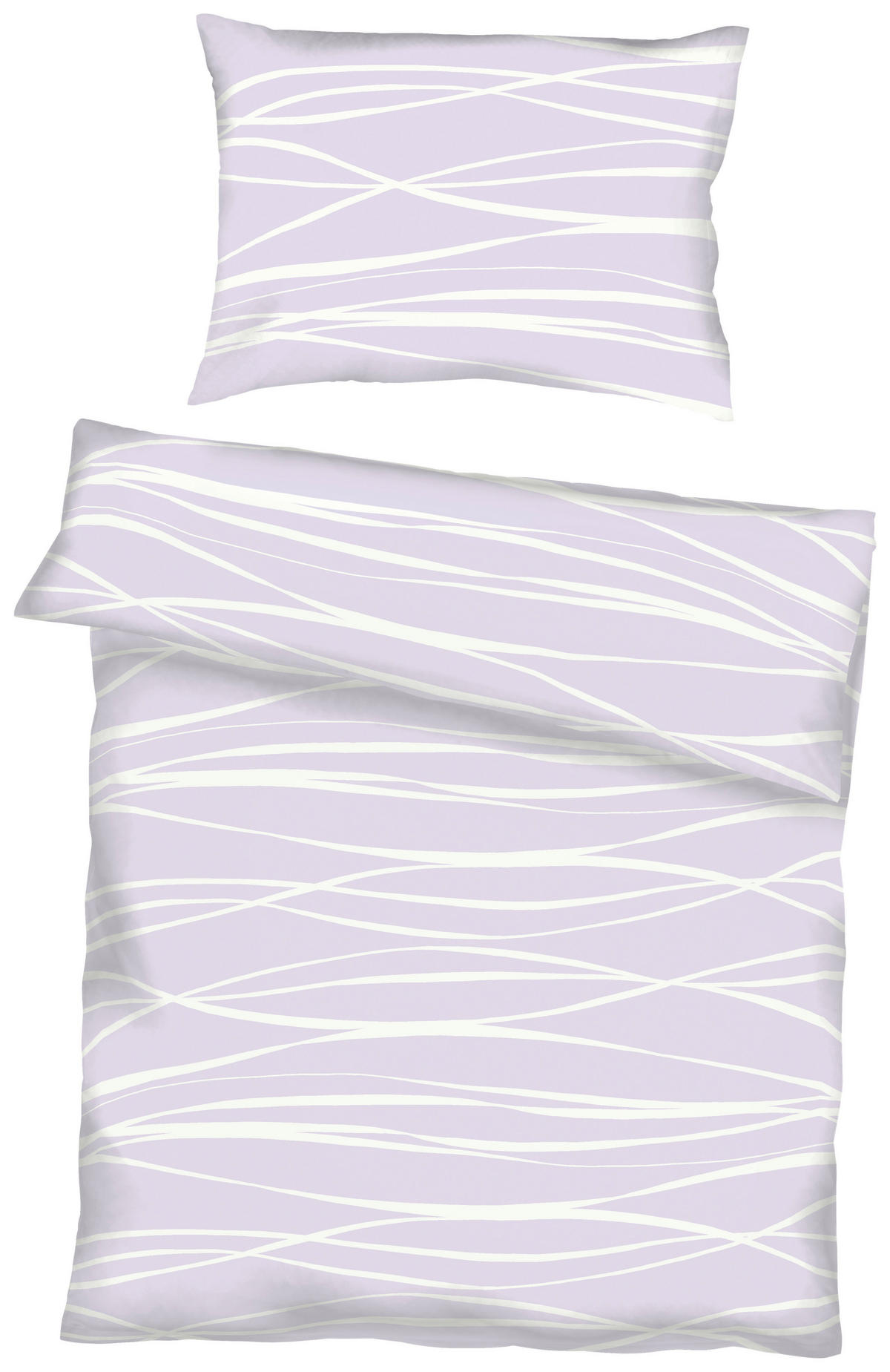 BETTWÄSCHE Satin 140/200 cm  - Flieder, KONVENTIONELL, Textil (140/200cm) - Kaeppel