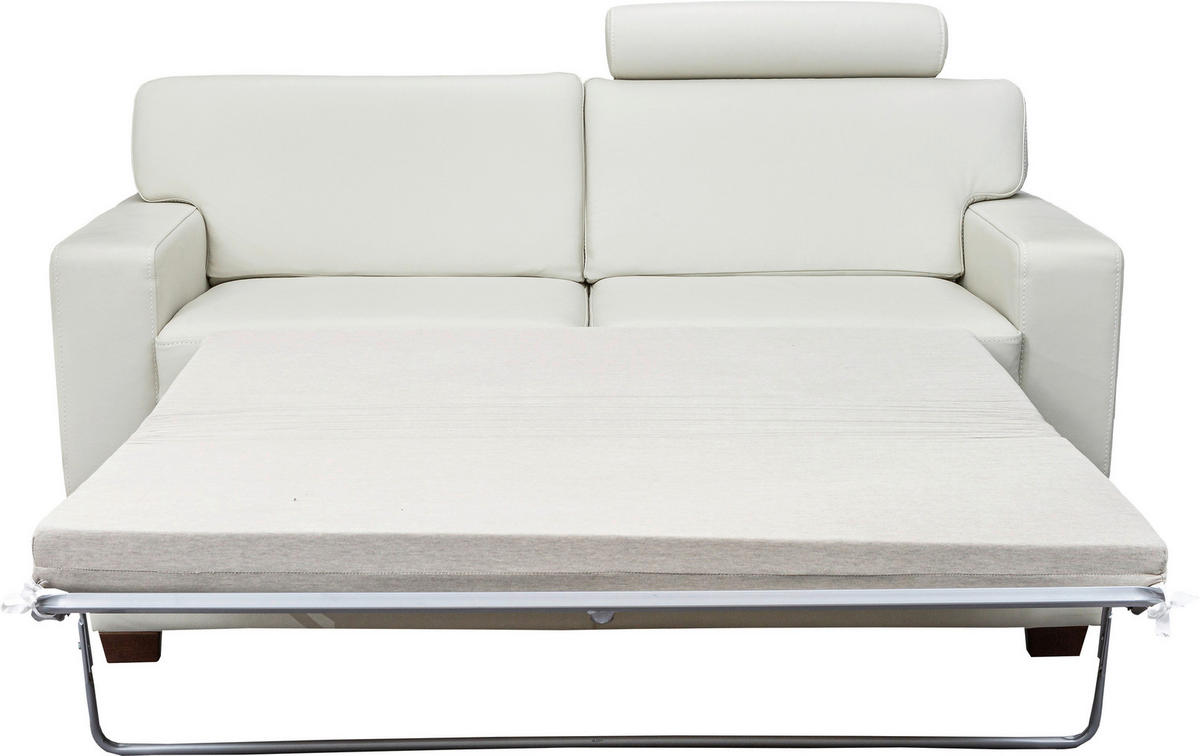 ÜLŐGARNITÚRA bőr  - diófa, Basics, bőr/fa (200/81/95cm) - Andante