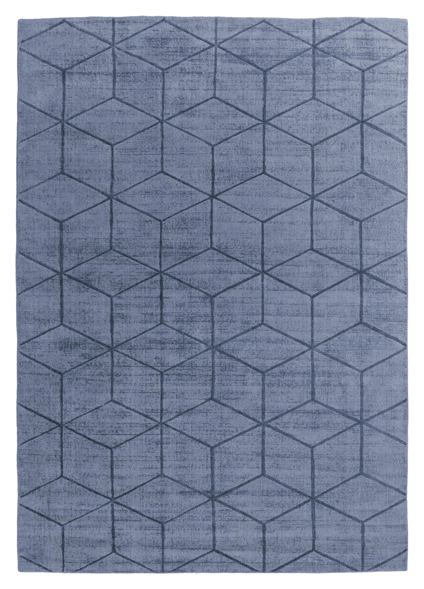 WEBTEPPICH 170/240 cm Cubes  - Blau, Design, Textil (170/240cm) - Joop!
