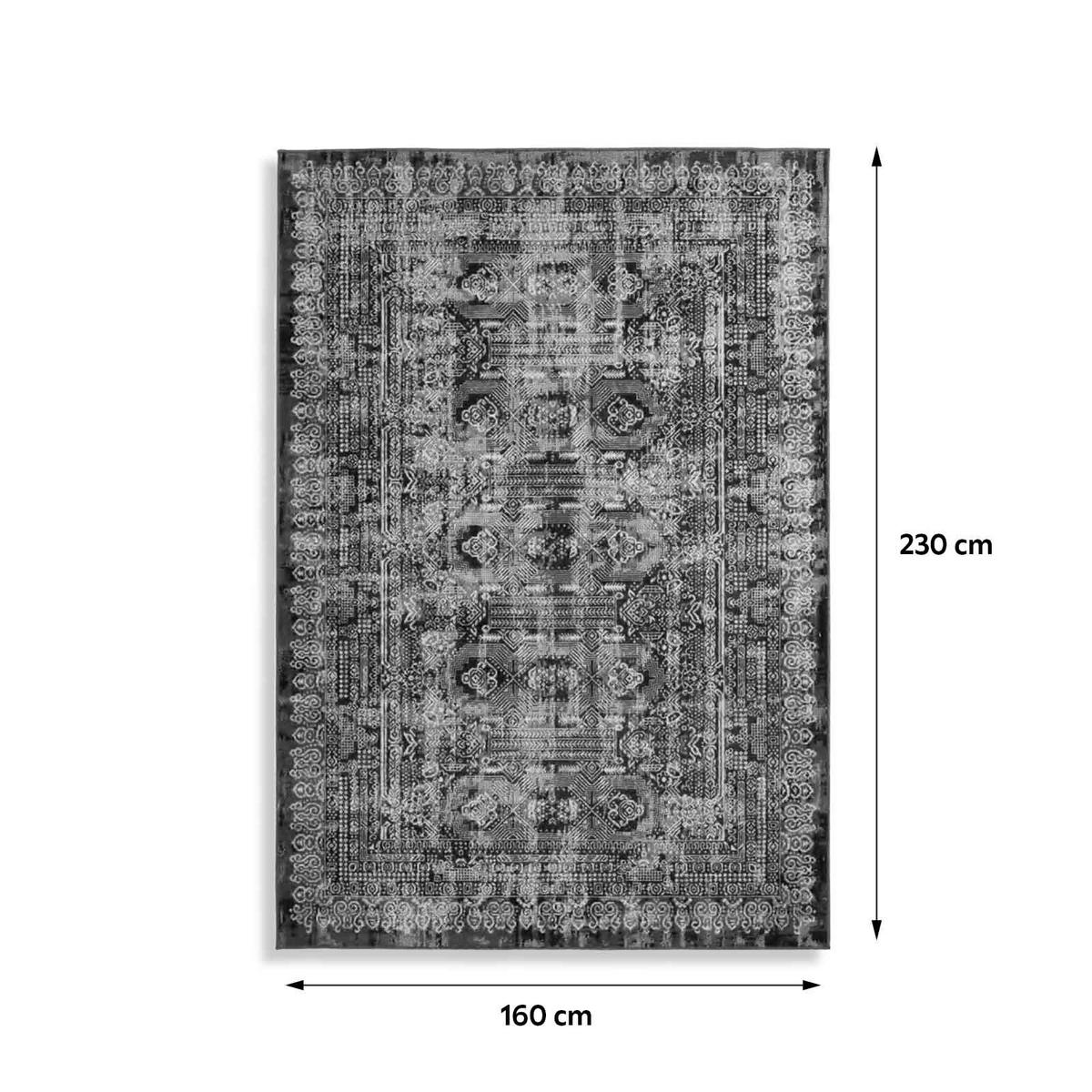 VINTAGE KOBEREC, 160/230 cm, modrá - modrá, Trend, textil (160/230cm)