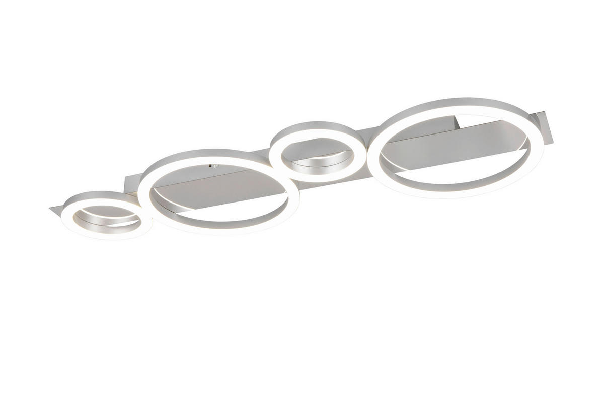 LED-DECKENLEUCHTE 72/5,5/23 cm   - Chromfarben/Titanfarben, Design, Kunststoff/Metall (72/5,5/23cm)