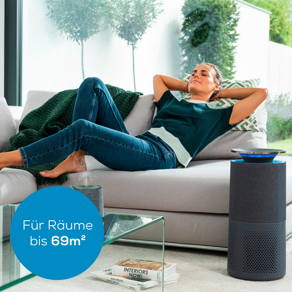 LUFTREINIGER - Grau, Basics (29.2/55.7/29cm) - Beurer