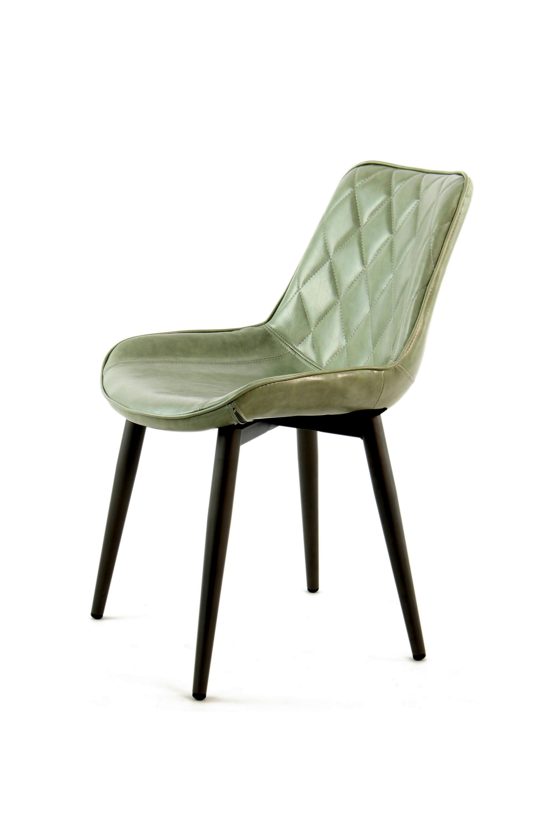 SADA STOLIČIEK 2 kus - svetlozelená, Lifestyle, kov/koža (51/80/60cm)