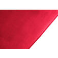 CHESTERFIELD-SOFA Samt Rot, Schwarz  - Rot/Schwarz, Trend, Holz/Textil (165/75/87cm) - Xora