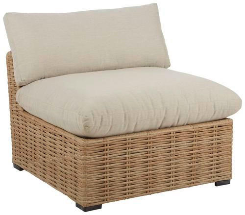 LOUNGE SREDNJI DIO bež - bež/crna, Romantično / ladanjski, metal/tekstil (90/67/99cm) - Ambia Garden
