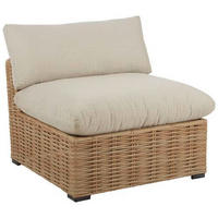 LOUNGE SREDNJI DIO  bež   - bež/crna, Romantično / ladanjski, metal/tekstil (90/67/99cm) - Ambia Garden