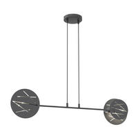 HÄNGELEUCHTE  89/14/120 cm    - Schwarz, Trend, Metall (89/14/120cm)